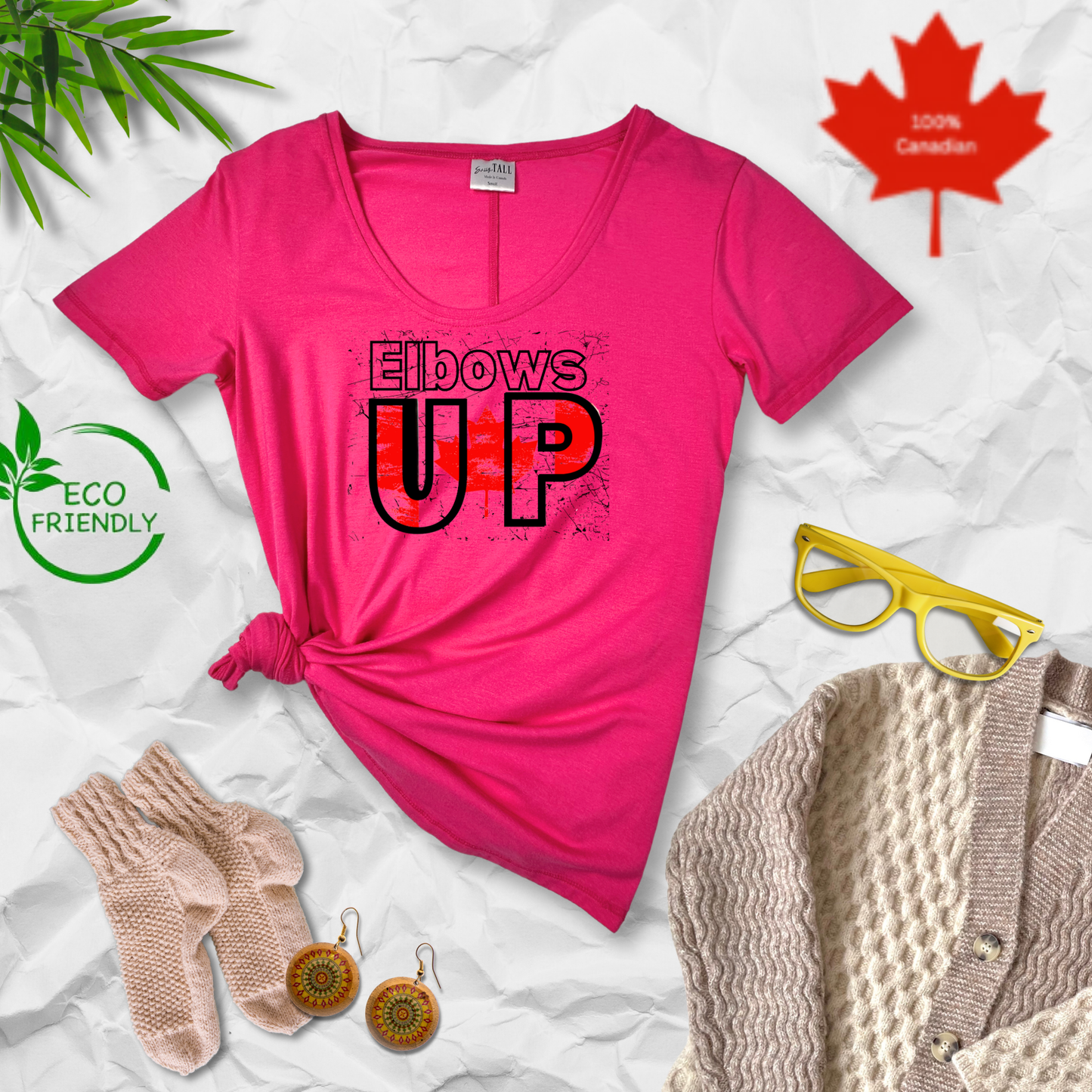 Elbows Up, Canada! 🇨🇦Strong, Proud & Canadian Made