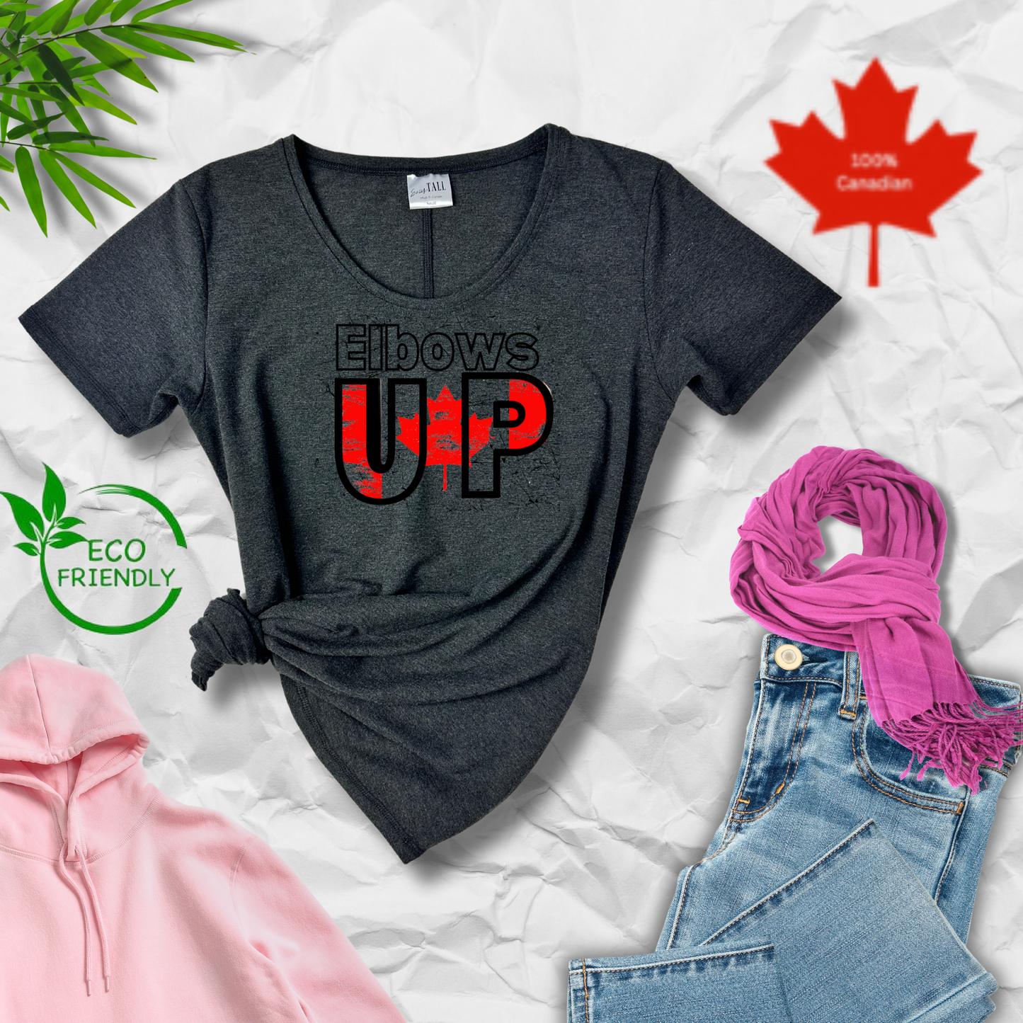 Elbows Up, Canada! 🇨🇦Strong, Proud & Canadian Made
