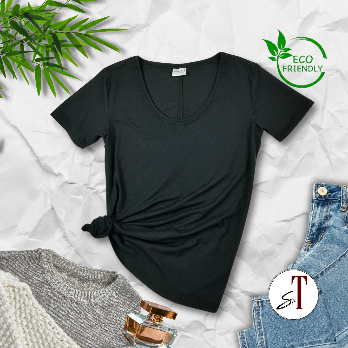 Bamboo Relaxed Fit Tee | Sassyntall