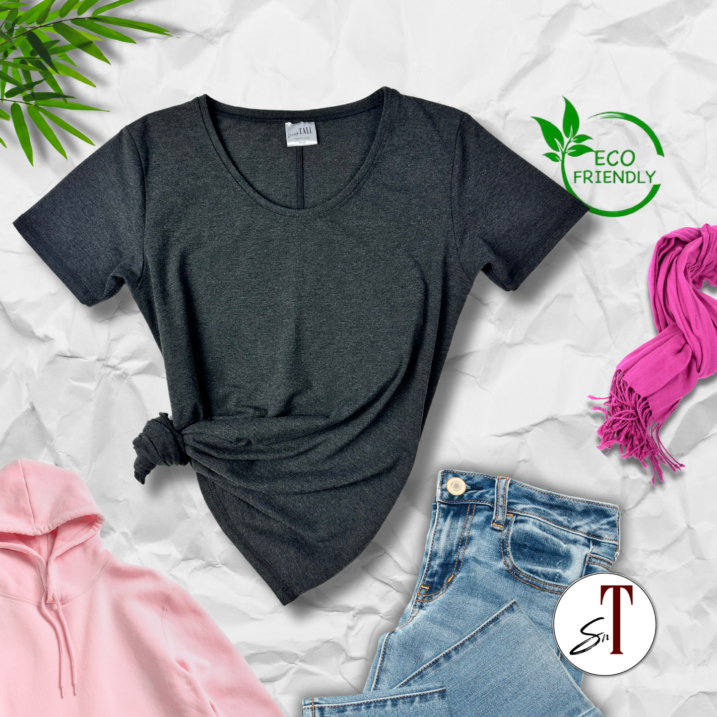 Bamboo Relaxed Fit Tee | Sassyntall